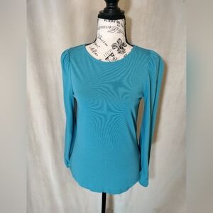 EUC! Boden Turquoise Long Sleeve Women's Top. Size 2